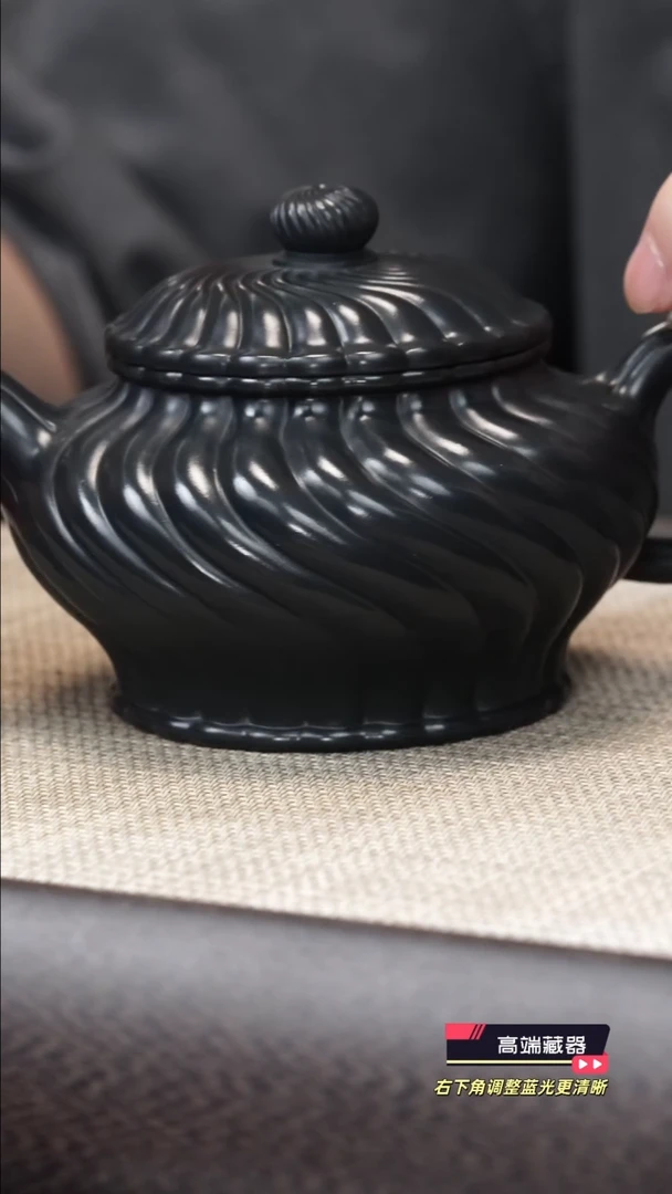 茶壶紫砂【k060】虚扁宜兴紫砂BJZ