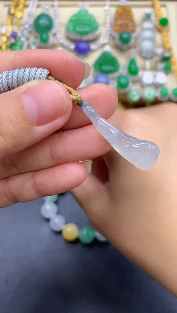 颈饰未镶嵌翡翠55-中国好珍宝