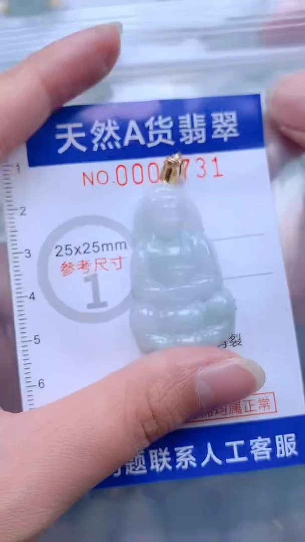 翡翠未镶嵌吊坠(不含链)1
