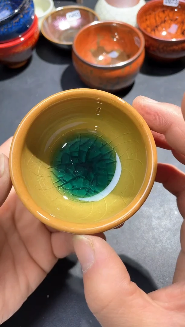 【闪购商品】茶盏沙漠绿洲高端茶器主人杯