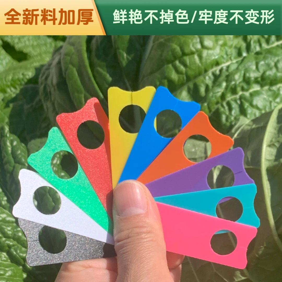 【全新料加厚】晨熙园艺葡萄标记卡西瓜授粉牌吊牌
