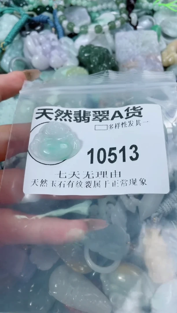 翡翠未镶嵌颈饰10513