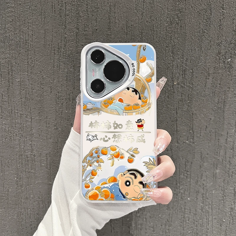 如意小新适用华为Pura70手机壳70ultra防摔pura70pro磨砂彩银硬壳