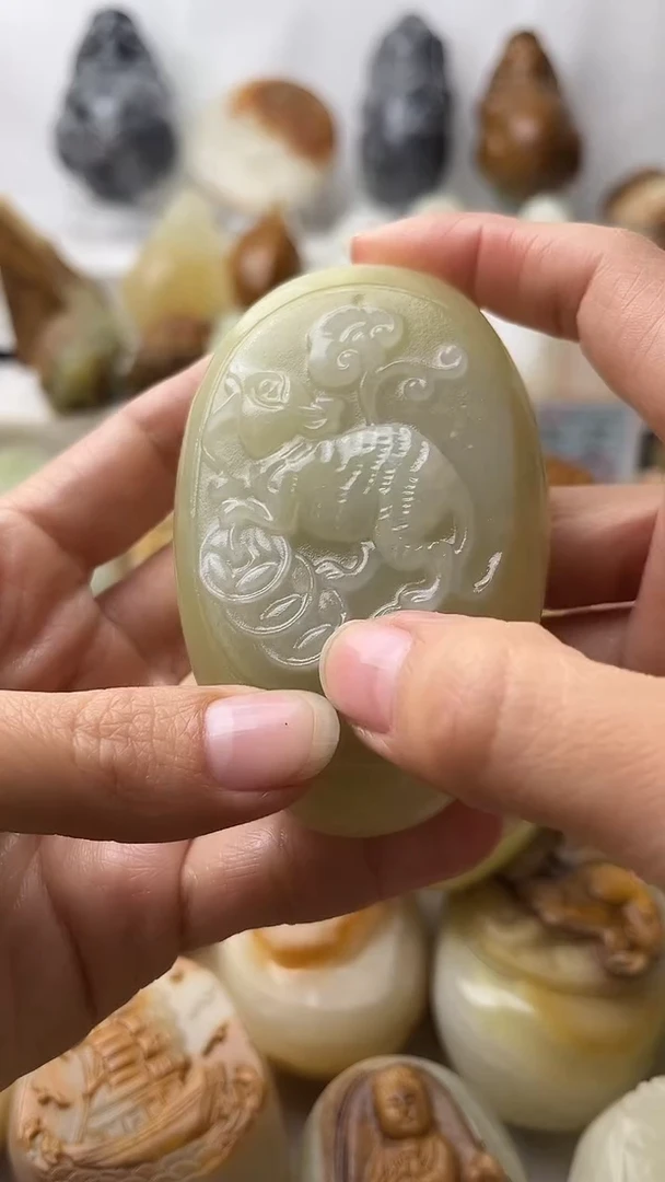 石材古青石棉纹正常不退换鼠