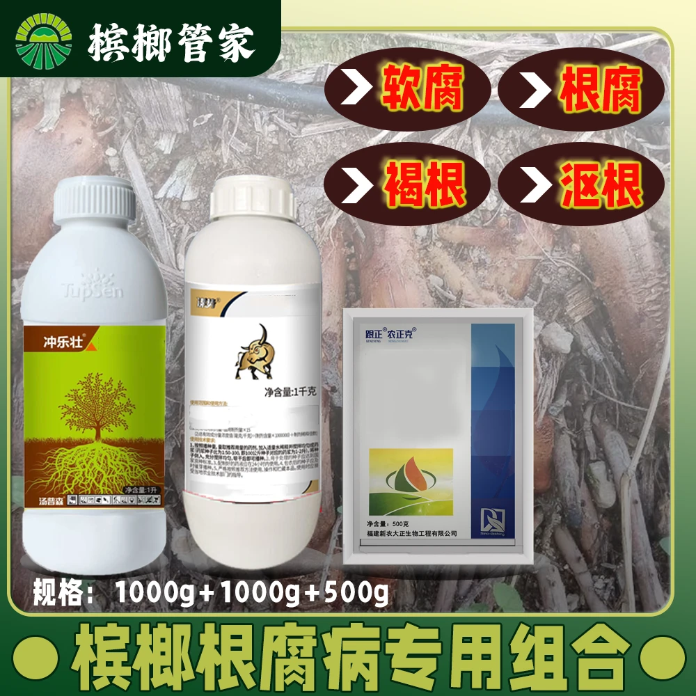 【槟榔管家三代根腐套餐直播间专用】水溶肥根据不同情况用