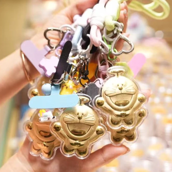 含金工艺品《宝贝专享》水贝含金工艺品 竹蜻蜓哆啦猫 礼物钥匙挂件