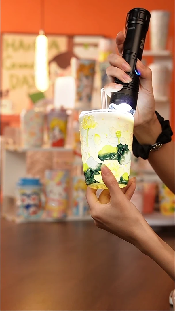 景德镇手工手绘文创陶瓷杯
