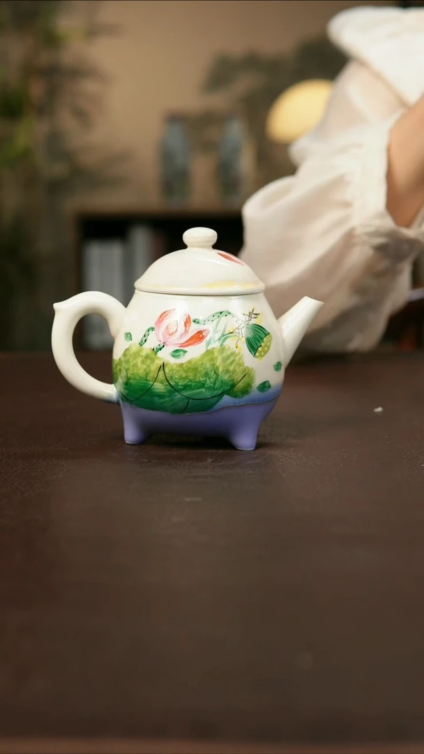 景德镇陶瓷杯碗柴烧多人