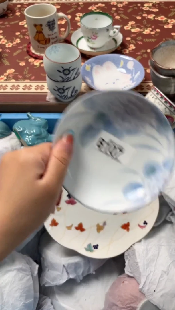 瓷片l**a瓷器瓷器B107