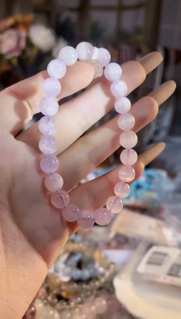 【闪购商品】锂辉石手串未镶嵌多样性发货其一