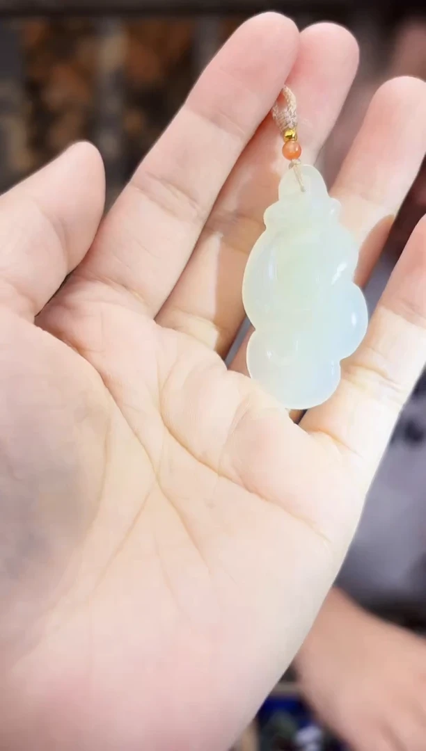 和田玉未镶嵌挂件拍一发一