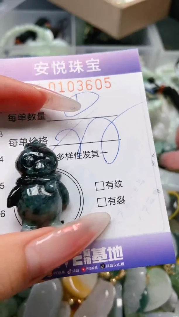 【闪购商品】翡翠颈饰未镶嵌闪购0103605多样性发其一