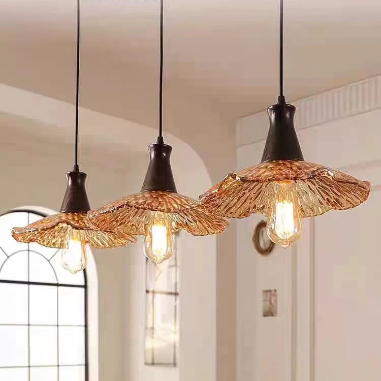 中古中式餐厅吊灯法式客厅岛台吧台灯三头美式复古创意床头吊灯