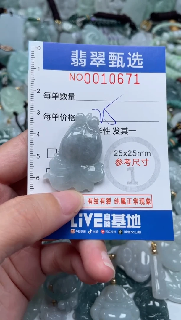 颈饰未镶嵌翡翠10671