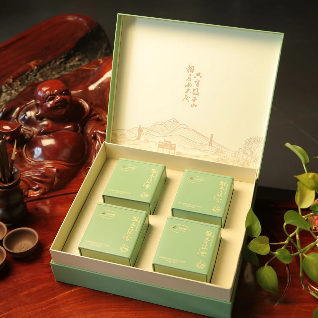 敬亭绿雪绿茶2025年新茶宣城敬亭山原产地特级明前茶100g*4罐装