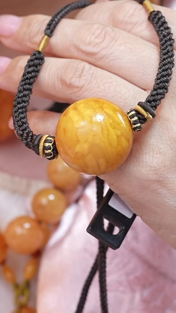 蜜蜡颈饰未镶嵌8316天然蜜蜡珠宝奇石云端妖孽全部保真