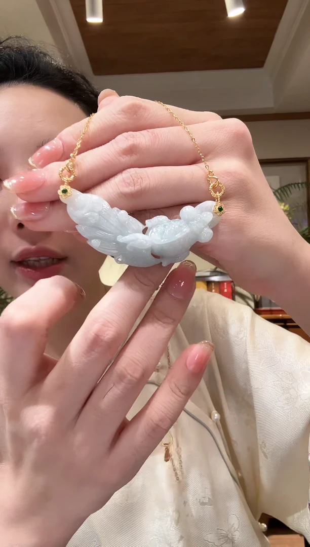 【闪购商品】翡翠颈饰未镶嵌国风