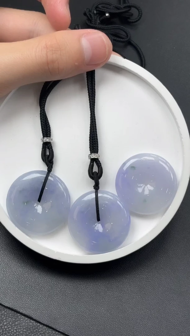 未镶嵌挂件翡翠平安扣/多样性发一件