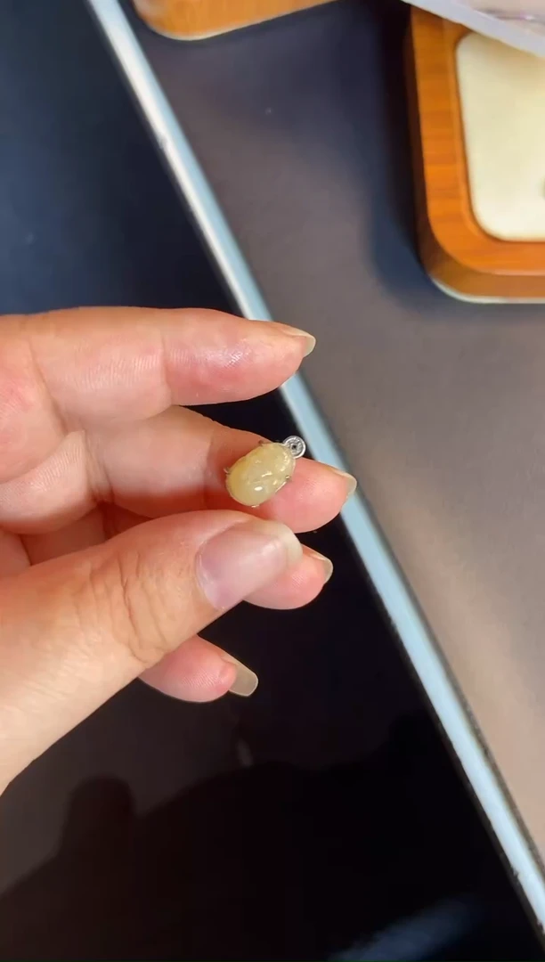 吊坠(不含链)银S925镶嵌翡翠1