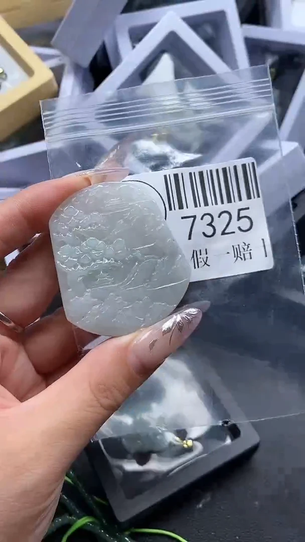 吊坠(不含链)未镶嵌翡翠7325