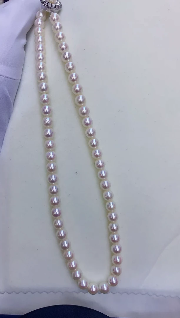 未镶嵌DA海水珍珠 GD193 7-8 akoya串链