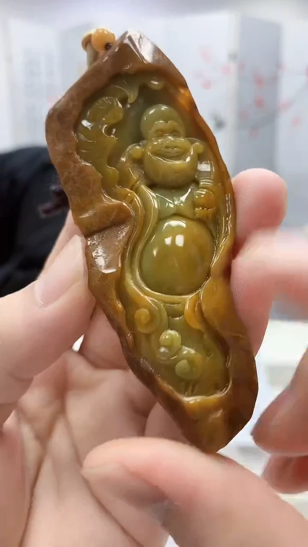 定制翡翠未镶嵌5145bb-毛货挂件42