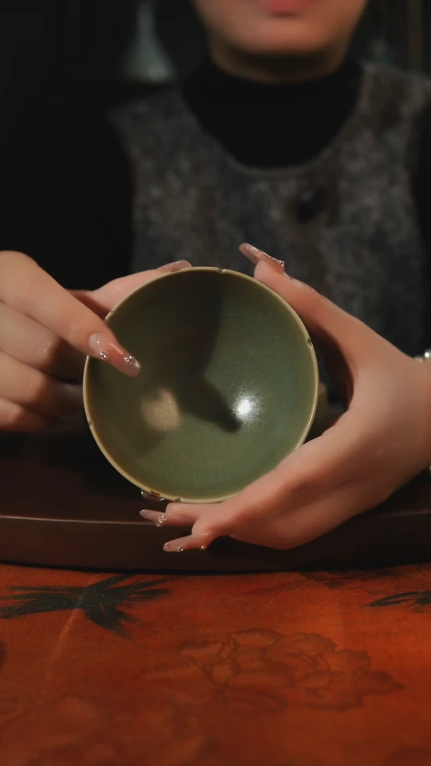 杯子竹**人柴烧001汝州原产地原矿仿古老釉