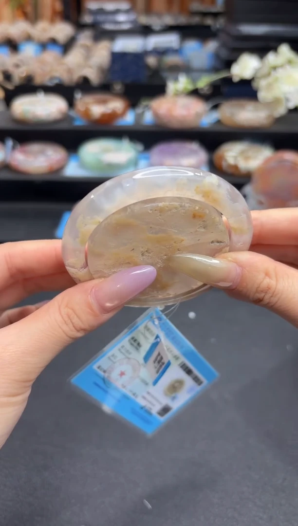 未镶嵌手镯石英质玉A68(57圈赠送镯心)