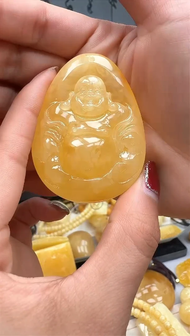 【闪购商品】琥珀裸石未镶嵌挂坠