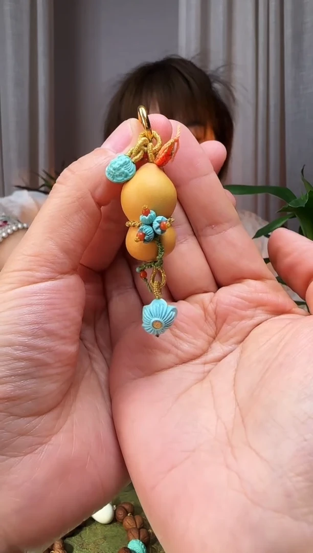 绿松石银S925镶嵌提溜时尚百搭A2317