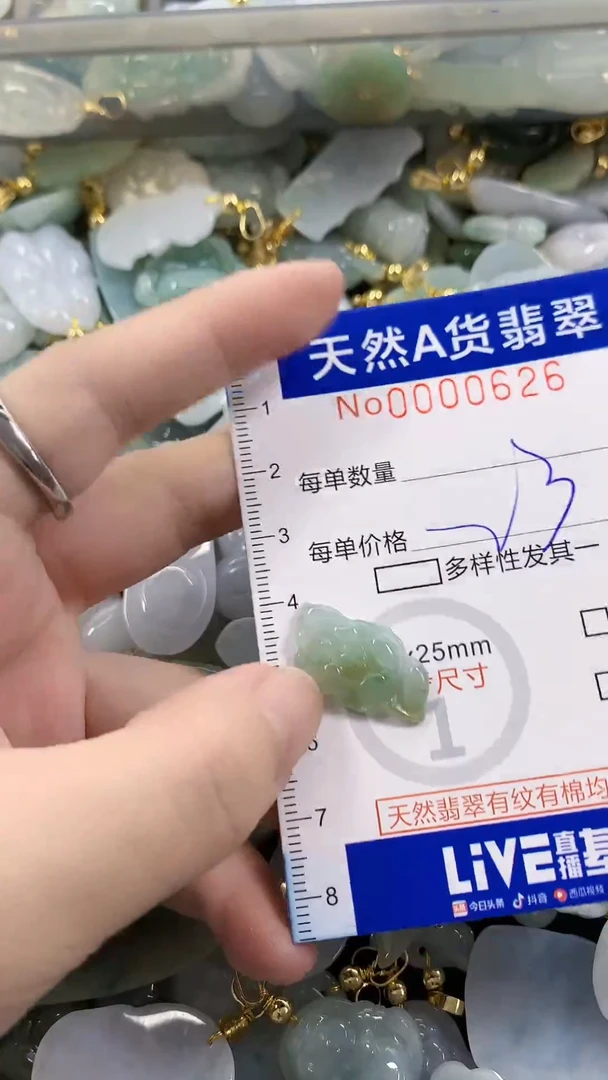 颈饰未镶嵌翡翠天然A货翡翠