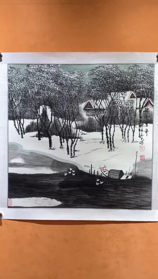 国画刘金玉老师亲笔手绘