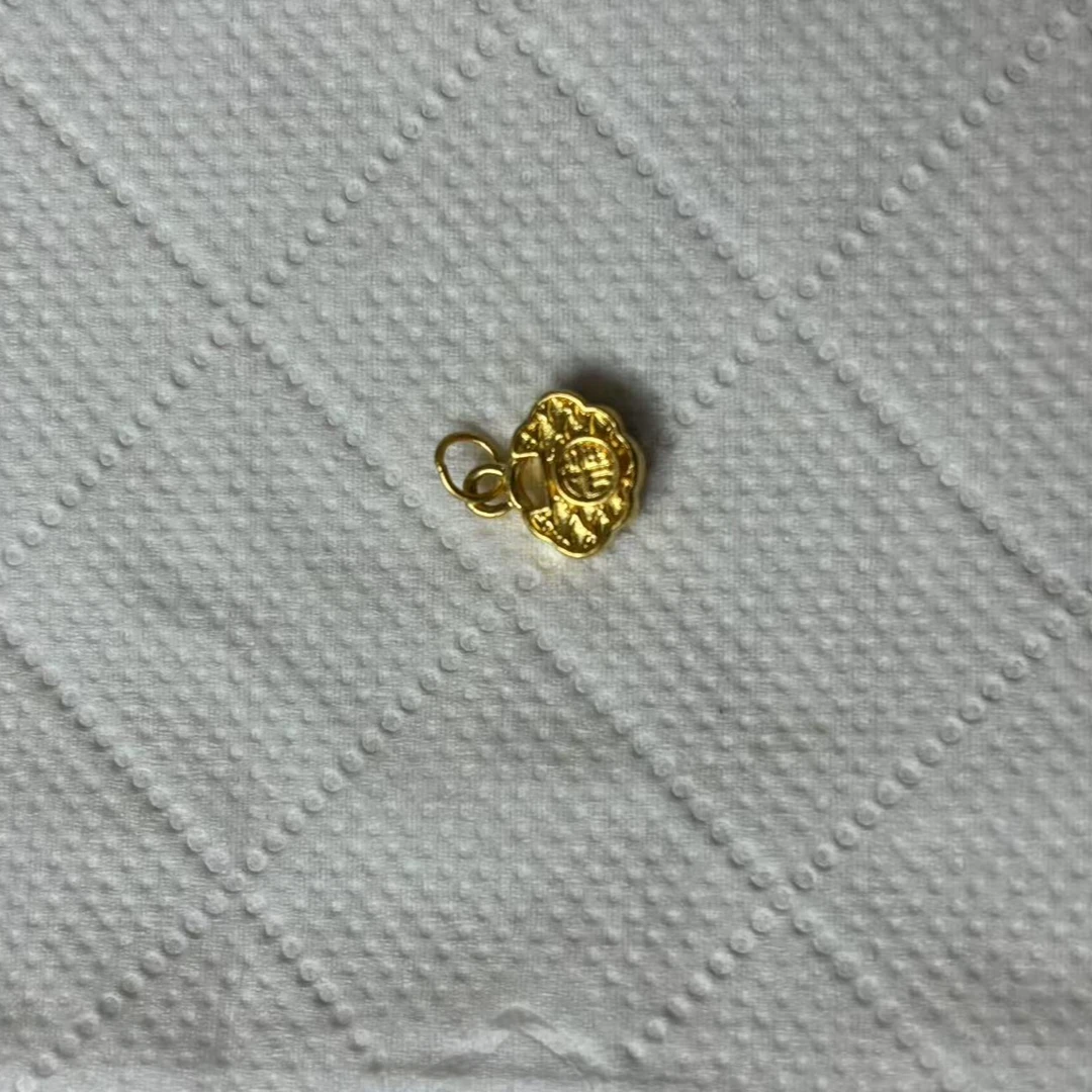 【南森金选】足金999足金锁LW-007