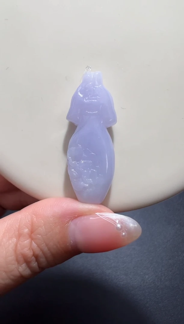 未镶嵌定制翡翠37*13.2*6.6旗开得胜