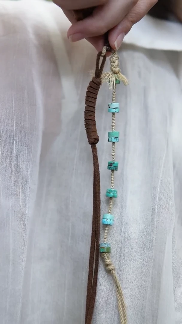 未镶嵌颈饰琥珀锁骨绳