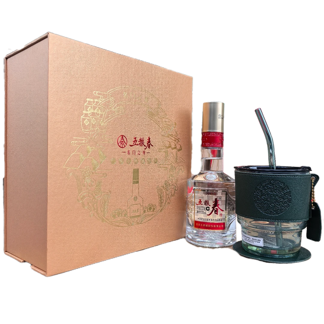 五粮液五粮春名门之秀水杯250ml52度品鉴自饮摆柜送礼52度250ml