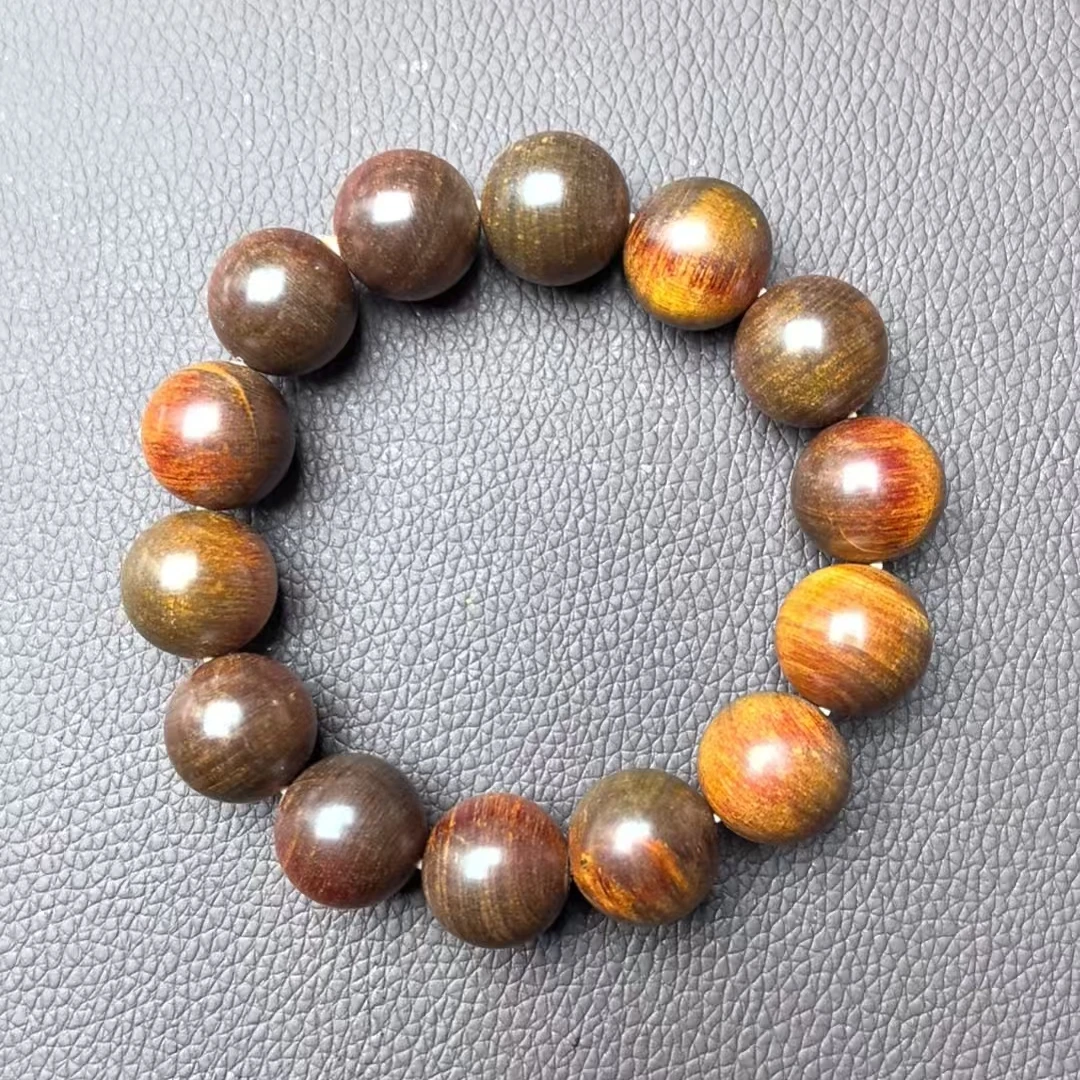 225沉木单圈圆珠手串