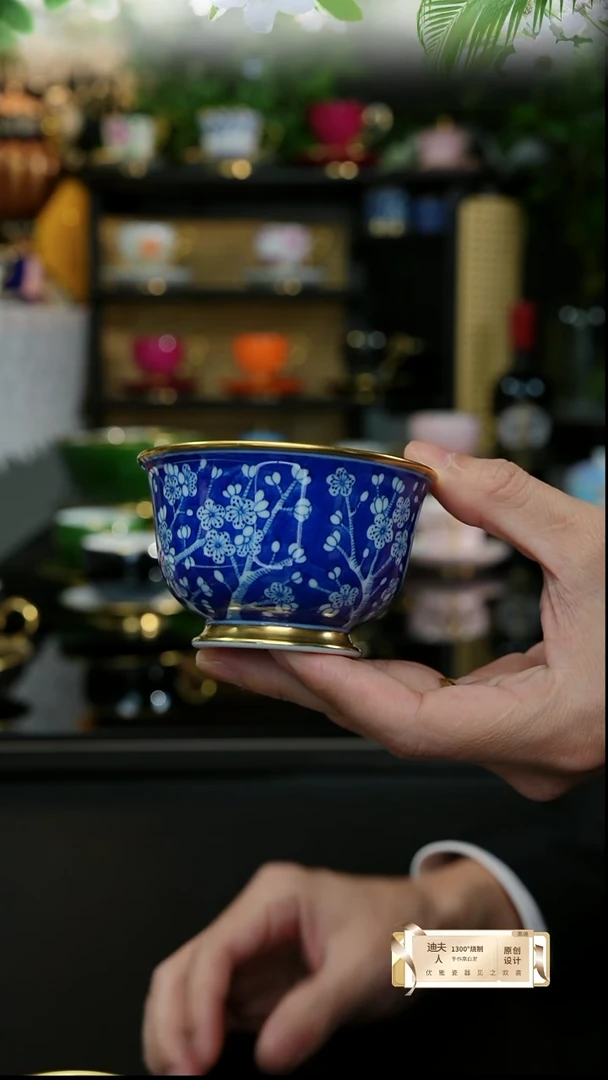 手绘冰梅主人杯，，，，，，，，，，