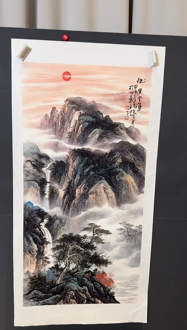 国画郝凤先旭日金晖2025-1228DH086