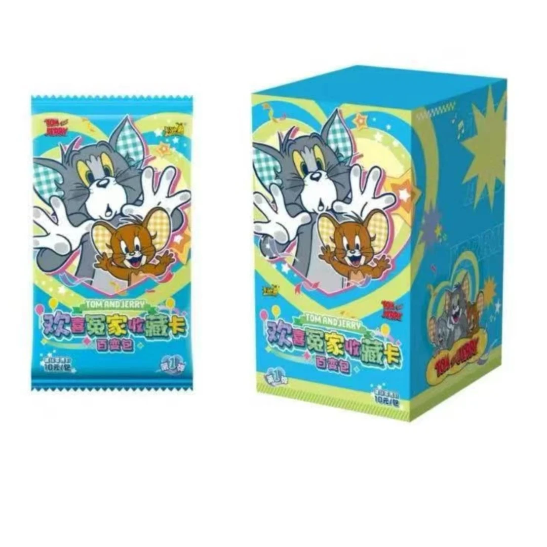 正版《猫和老鼠》欢喜冤家收藏卡-百变-汤姆，杰瑞盲盒（拆盒代拆）