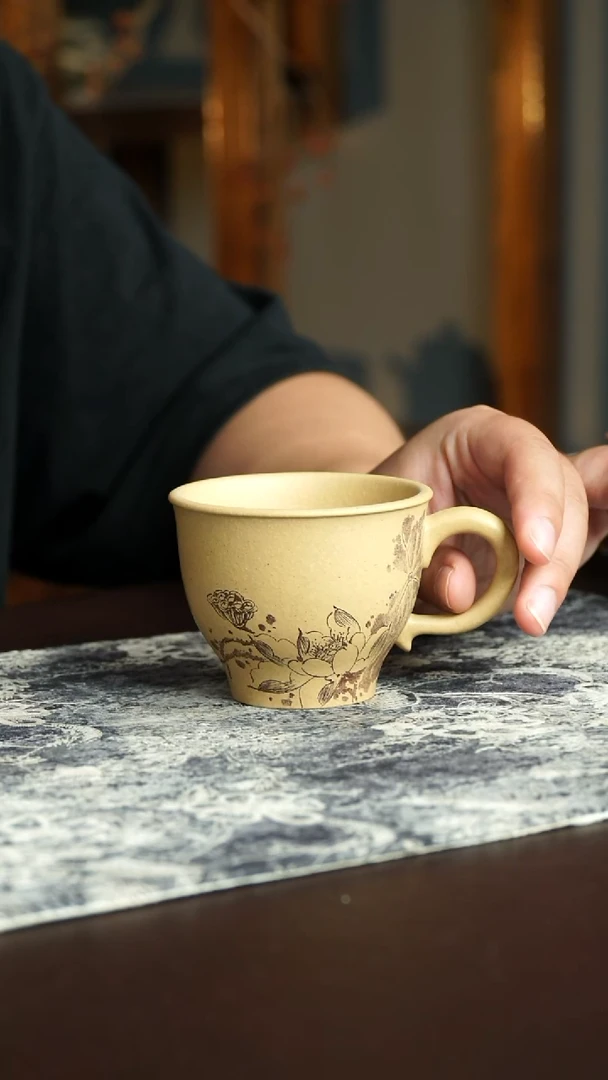 茶杯紫砂60号李建军老师宜兴紫砂原矿作品