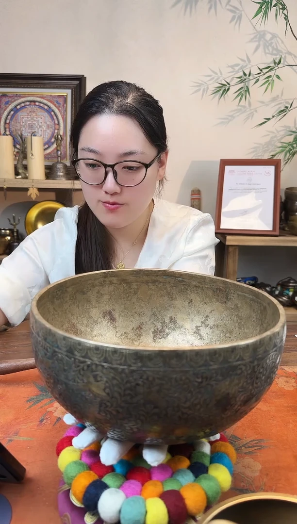 良*雕花藏巴蒂 24cm D调 带铭文！
