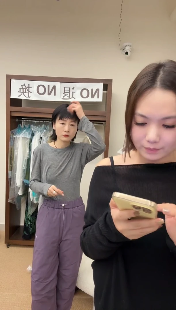 三醋酯纤维【LT李童NO退换】紫色鹅绒裤