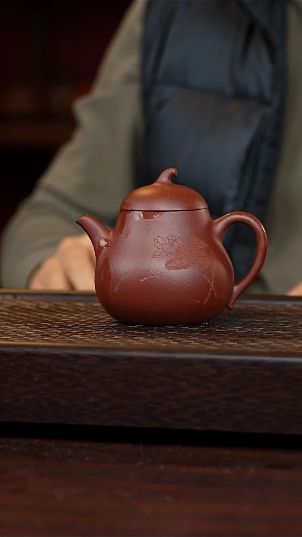茶壶紫砂丹壶溢香紫砂壶微瑕270cc
