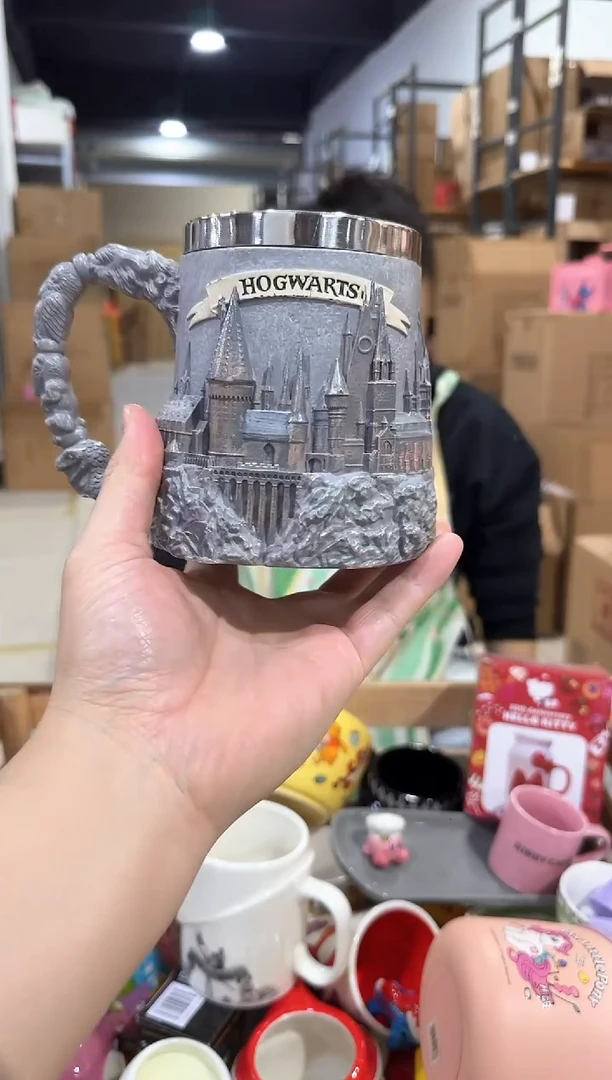 瓷片哈利波特城堡杯