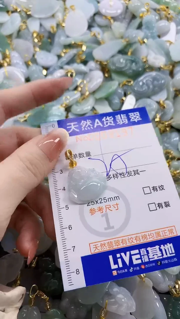 颈饰未镶嵌翡翠天然A货翡翠