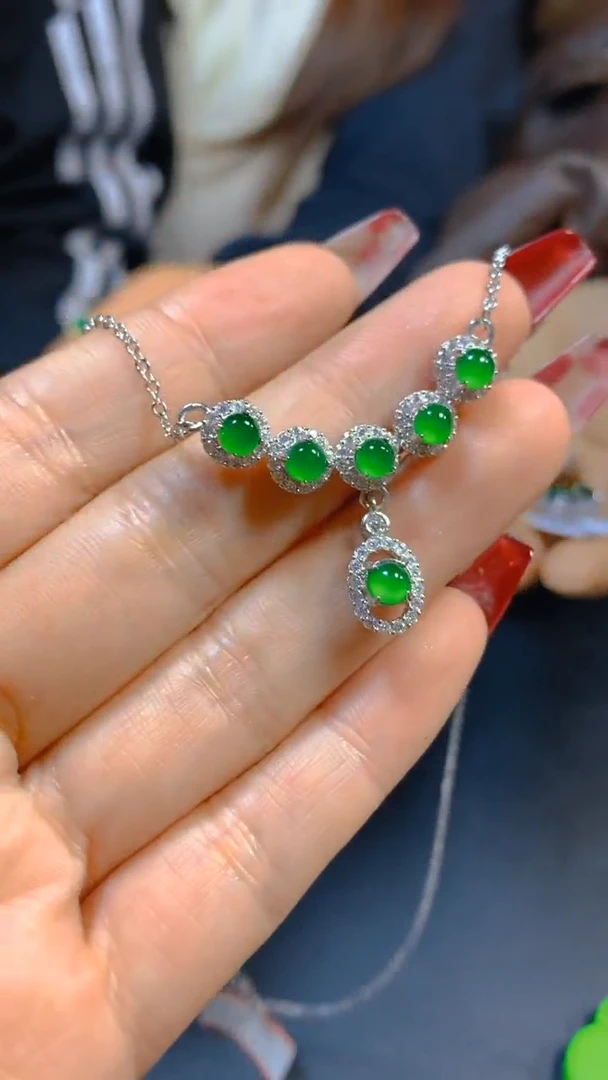 【闪购商品】翡翠项链未镶嵌0531704027多样性发一