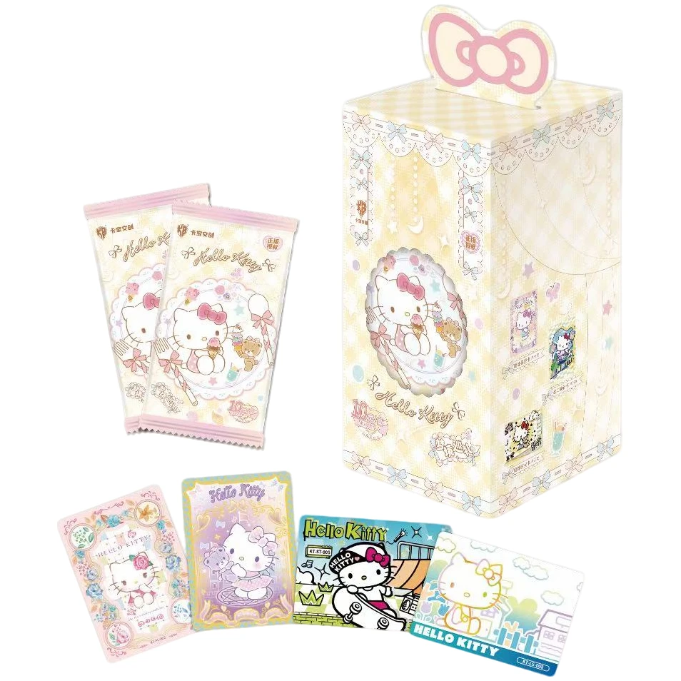 卡宝文创【小鱼吃吃】正版授权Hello Kitty梦境巡礼10元包卡牌盲盒