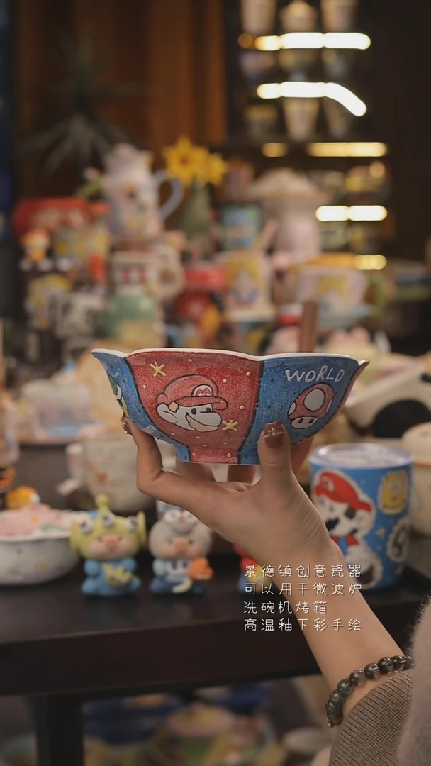 景德镇釉下彩绘设计师款式陶瓷