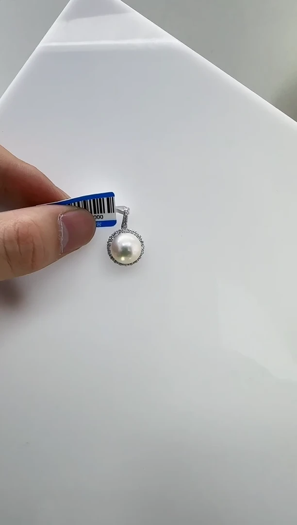 【闪购商品】淡水珍珠DA银S925镶嵌b628 吊坠11